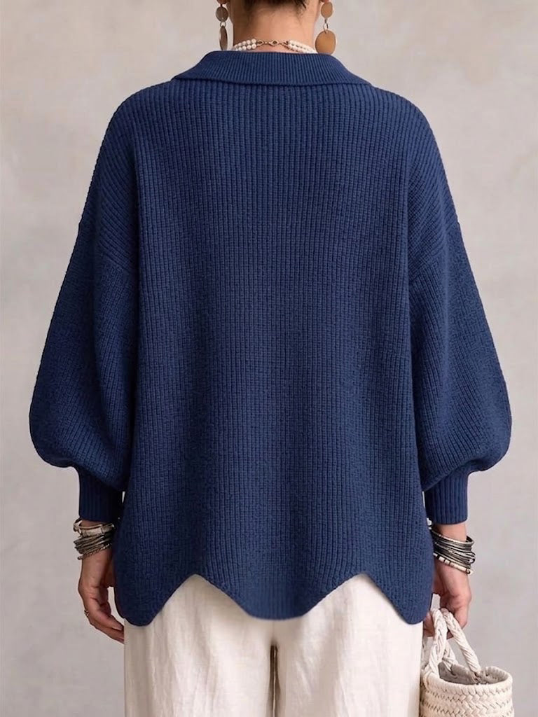 Ombéline | Cardigan Oversize à Gros Boutons
