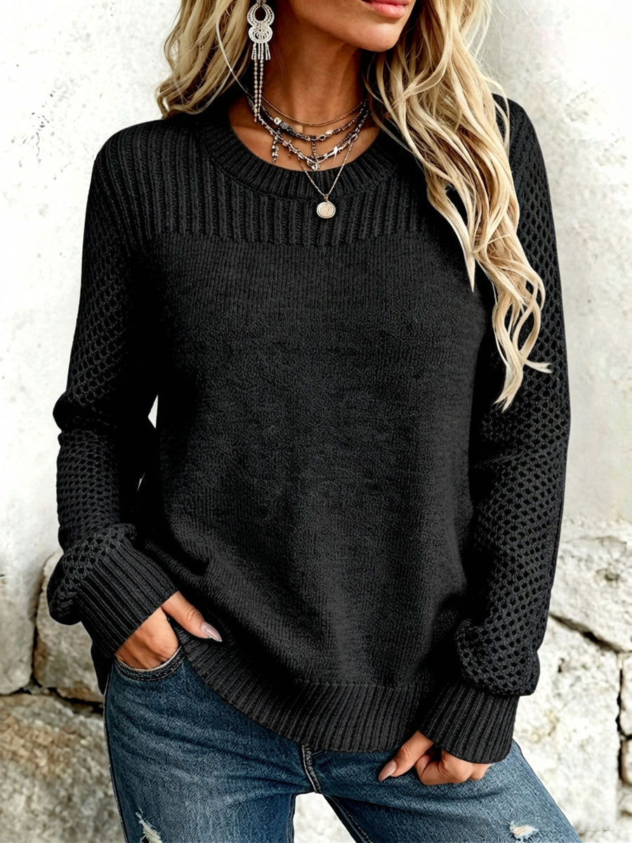 Lirienne™ | Pull à manches ouvertes en tricot texturé