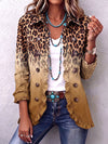 Marlowe | Veste Blazer à Volants Léopard Ombre