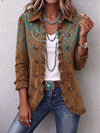 Goldenridge | Veste à volants imprimée Paisley