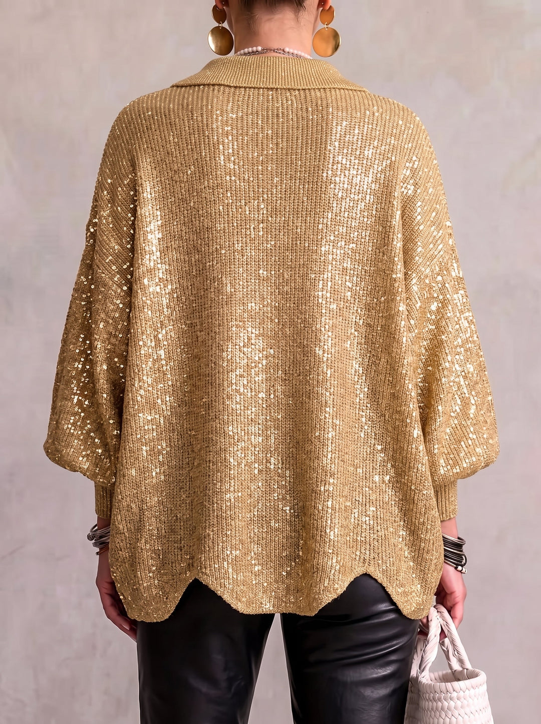 Ombéline | Cardigan Oversize à Gros Boutons