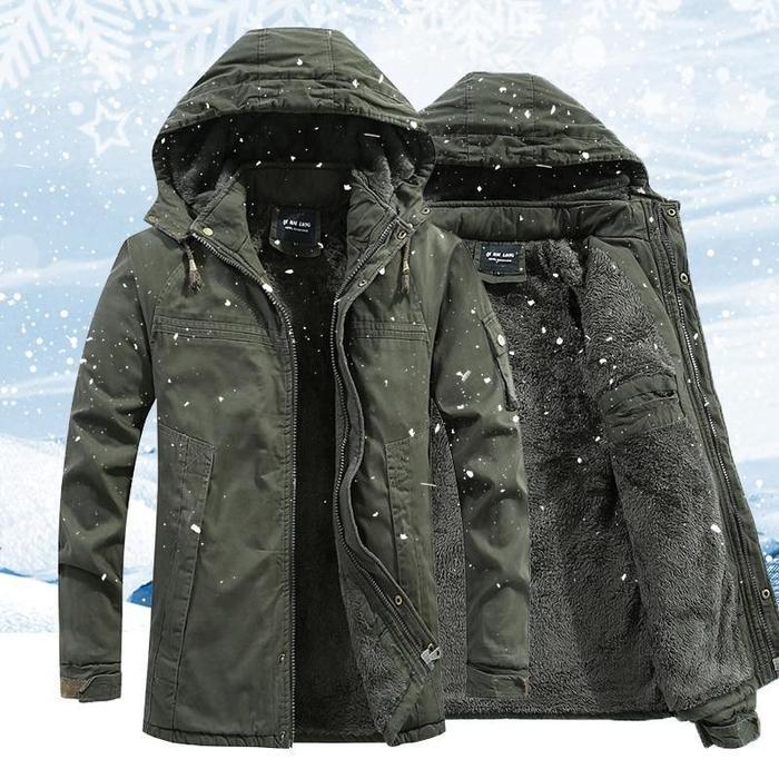 Manteau d'hiver chaud et élégant