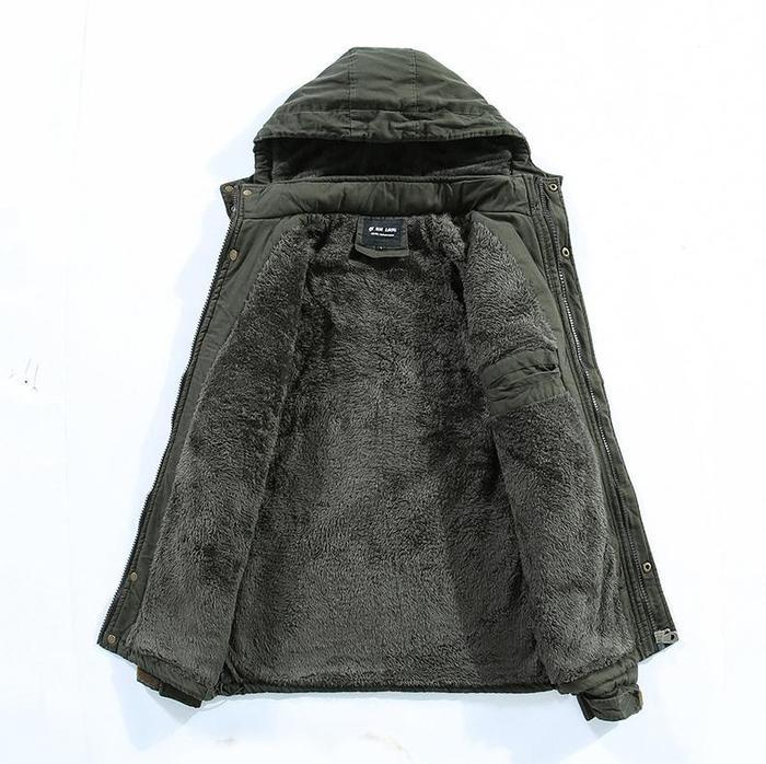 Manteau d'hiver chaud et élégant