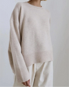 Claire | Pull Oversize Crème Doux