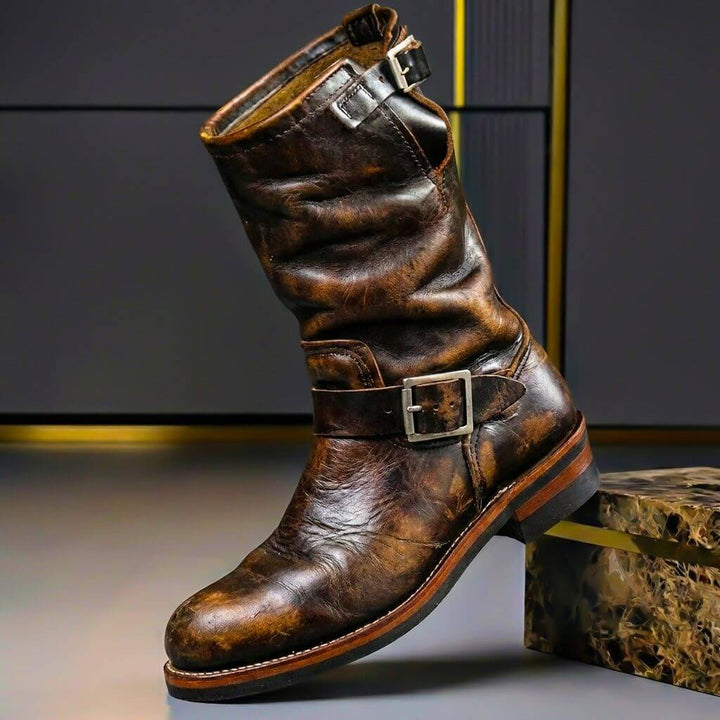Bottes en Cuir Vintage Sullivan