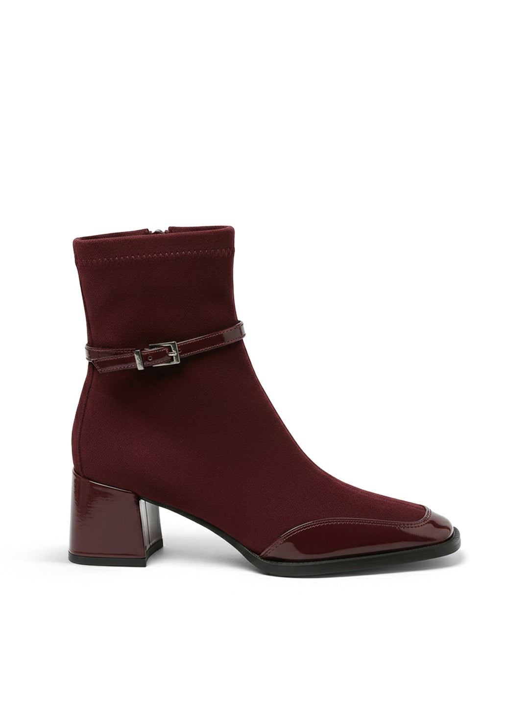 Romany | Bottines Élégantes en Éco-Suède avec Talon Moyen