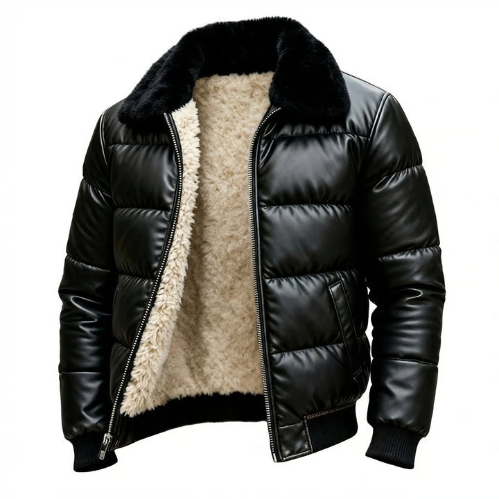 Veste matelassée chaude au look vintage
