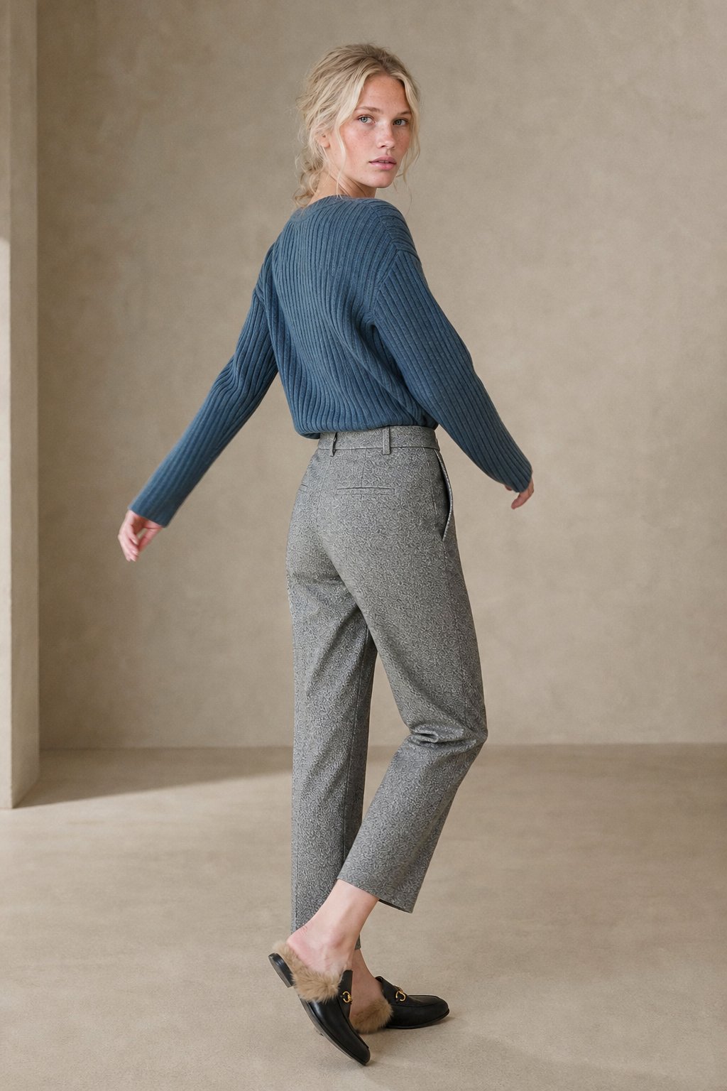 Pantalon en Laine Classique Torino pour Femmes