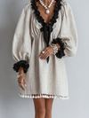 Anneliese | Mini Robe à Manches Volantes
