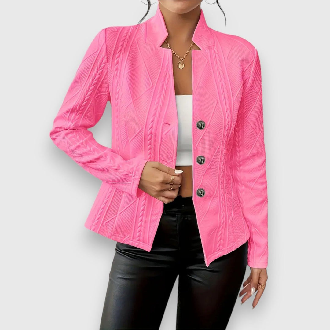 Loretta | Cardigan Texturé à Boutons