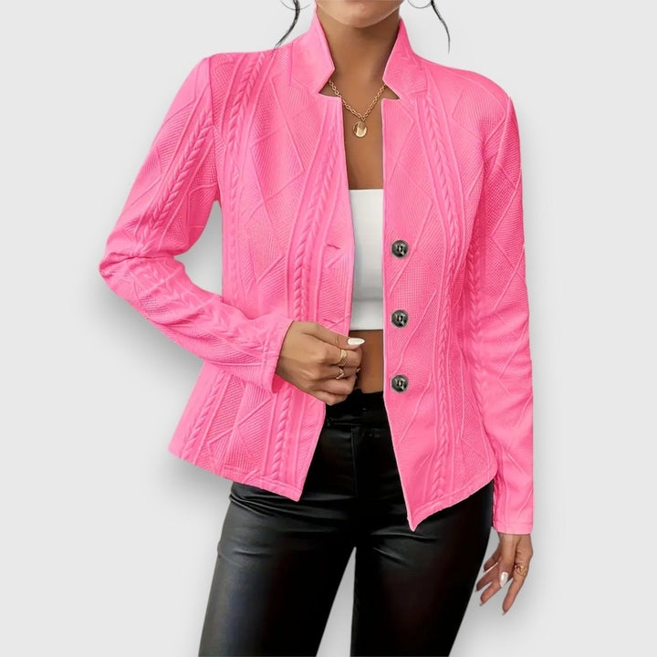 Loretta | Cardigan Texturé à Boutons