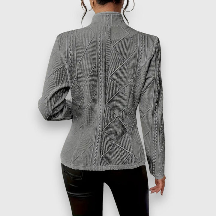 Loretta | Cardigan Texturé à Boutons
