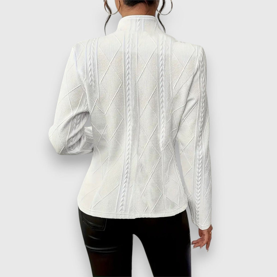 Loretta | Cardigan Texturé à Boutons