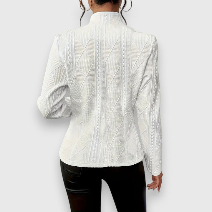 Loretta | Cardigan Texturé à Boutons