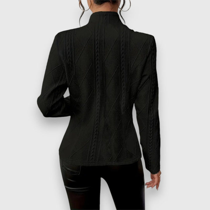 Loretta | Cardigan Texturé à Boutons