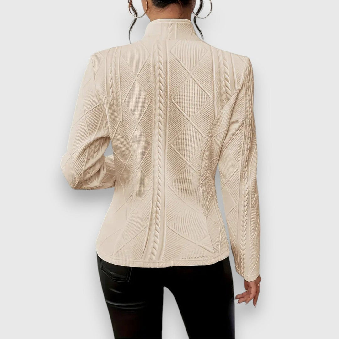 Loretta | Cardigan Texturé à Boutons