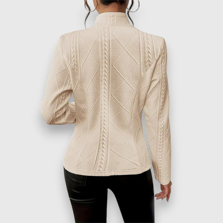 Loretta | Cardigan Texturé à Boutons