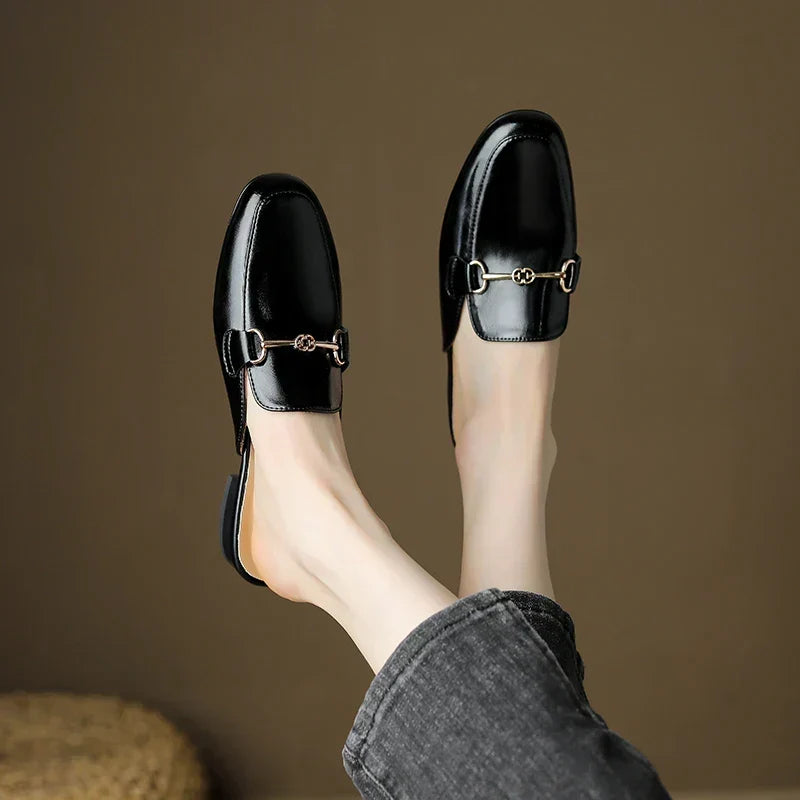 Mules Cuir Mors Doré Juliette