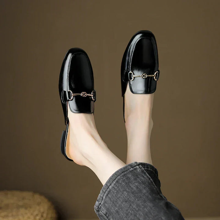 Mules Cuir Mors Doré Juliette