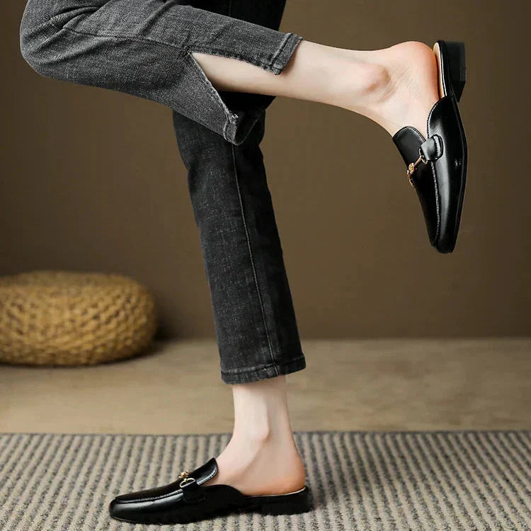 Mules Cuir Mors Doré Juliette