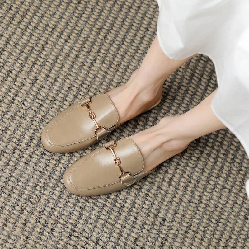 Mules Cuir Mors Doré Juliette