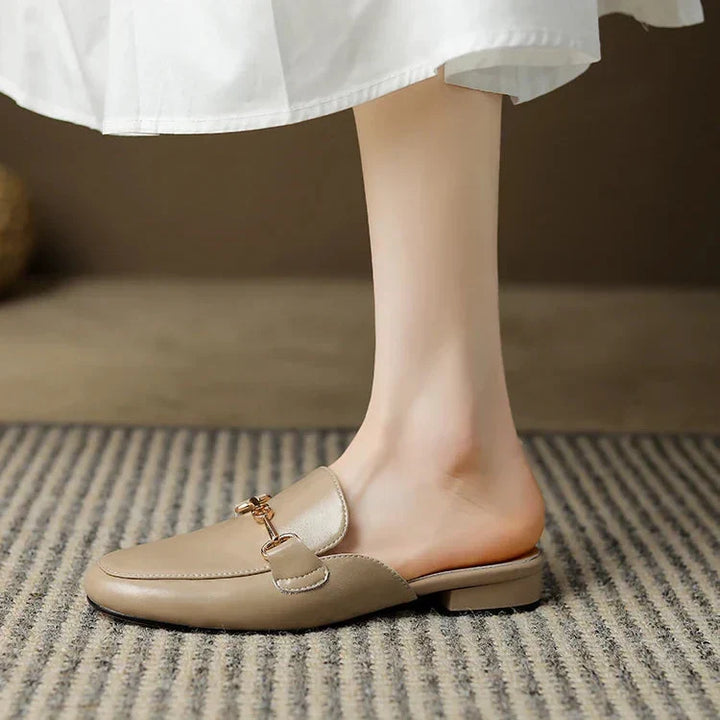 Mules Cuir Mors Doré Juliette