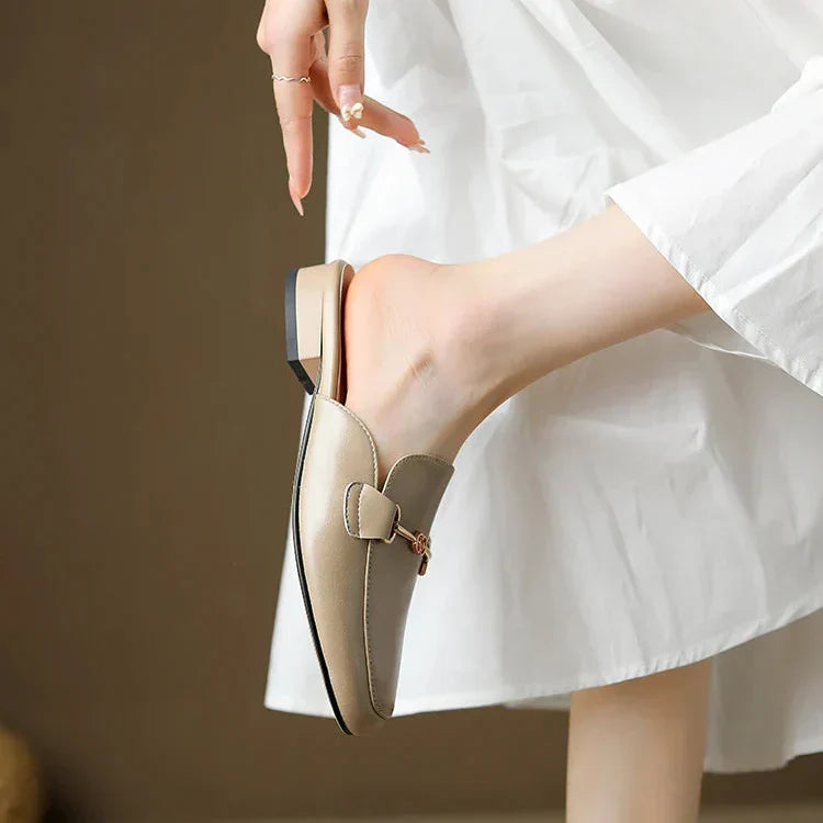 Mules Cuir Mors Doré Juliette