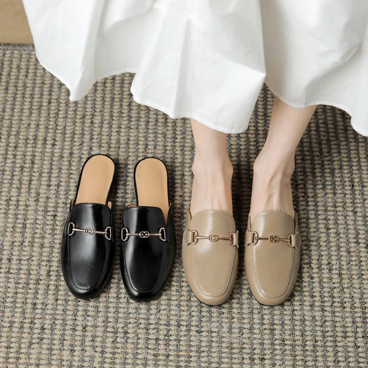 Mules Cuir Mors Doré Juliette