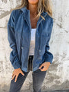 Lauren | Veste à Capuche Zippée Côtelée