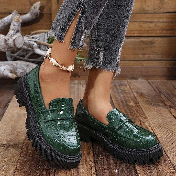 Mocassins Vernis Semelle Crantée Florence