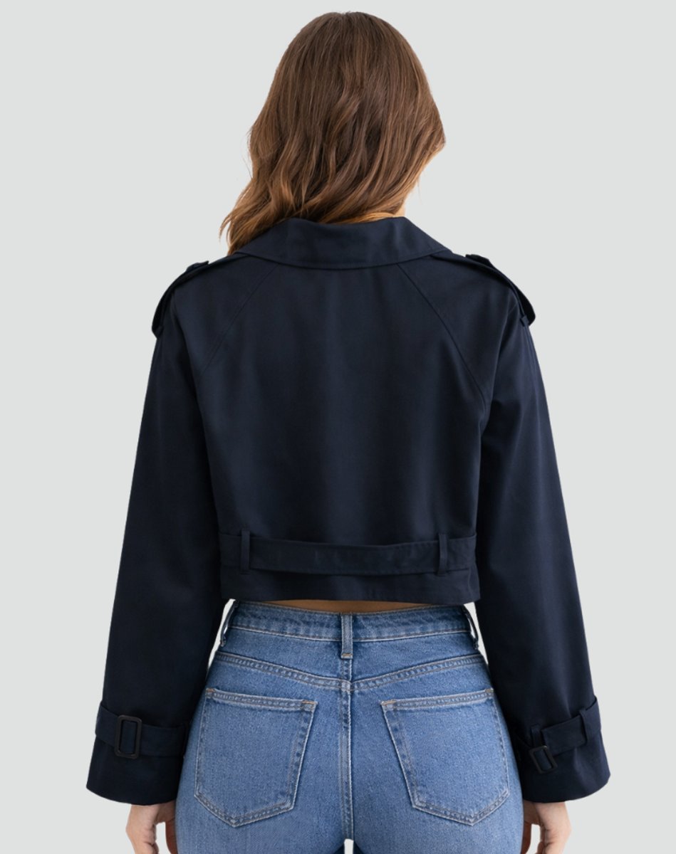 Juliana | Manteau Trench Court avec Ceinture