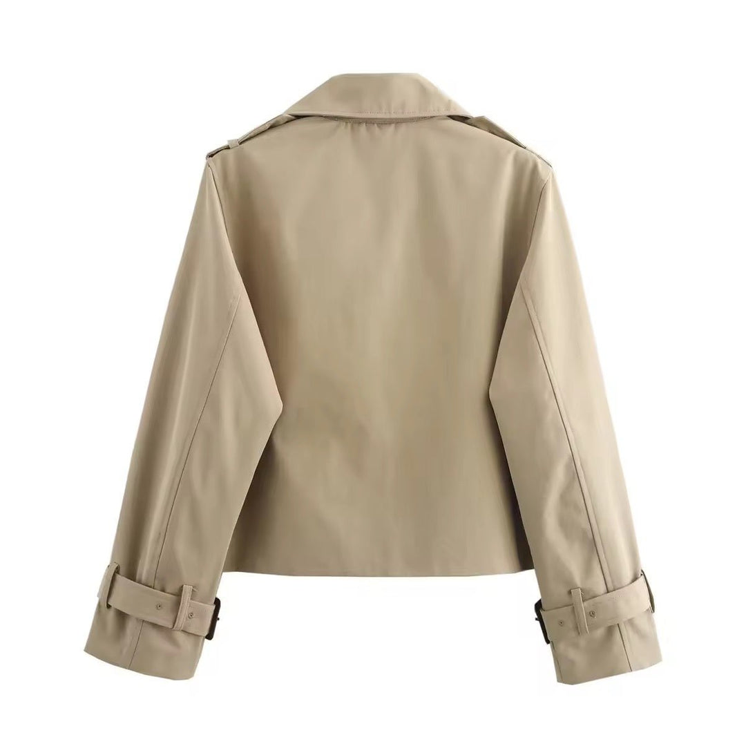 Eugenia | Manteau Trench Croisé Court