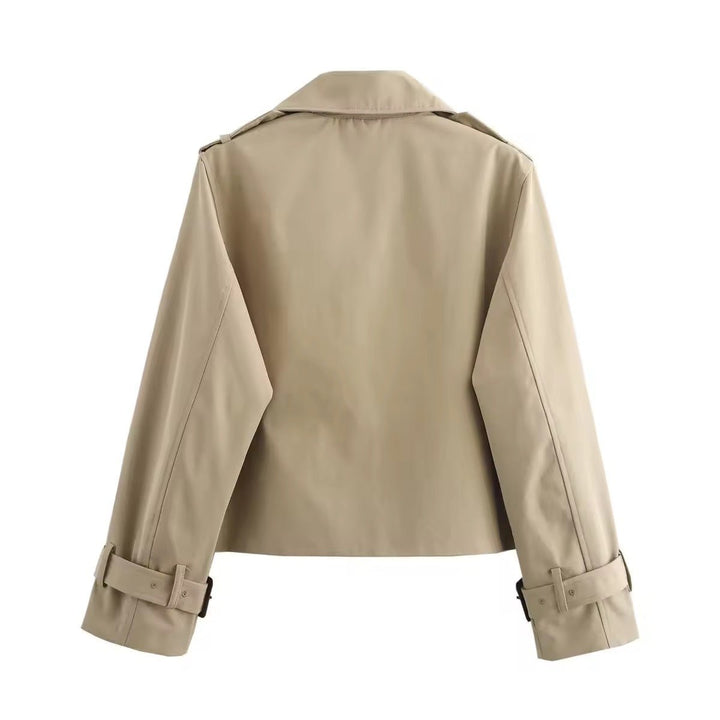 Eugenia | Manteau Trench Croisé Court
