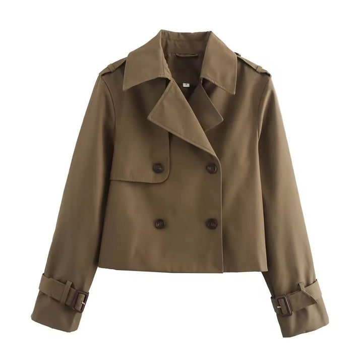 Eugenia | Manteau Trench Croisé Court