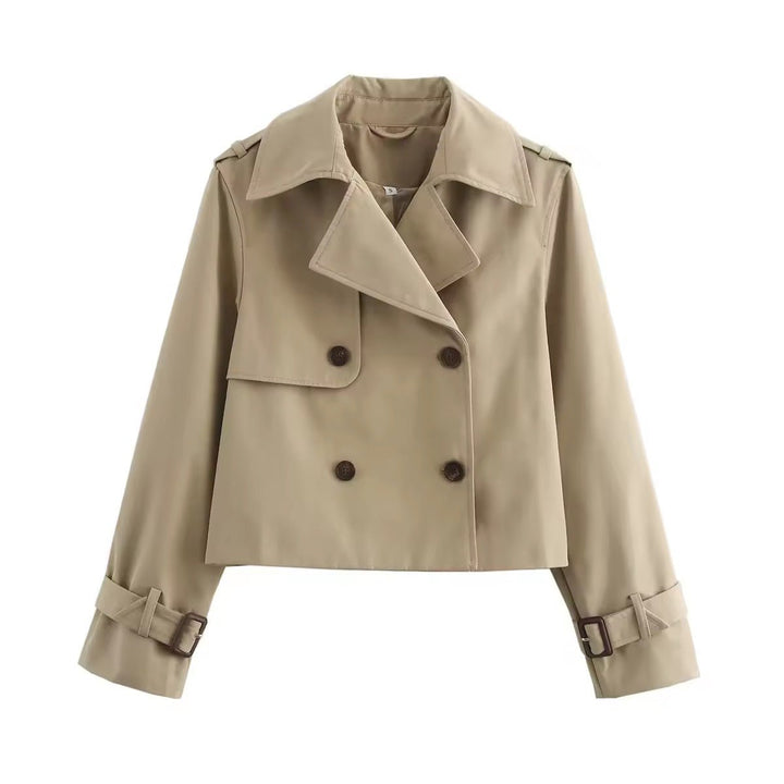 Eugenia | Manteau Trench Croisé Court