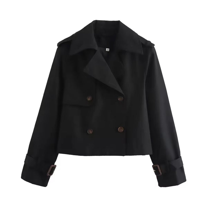 Eugenia | Manteau Trench Croisé Court