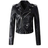 Rachel | Veste de moto ceinturée courte