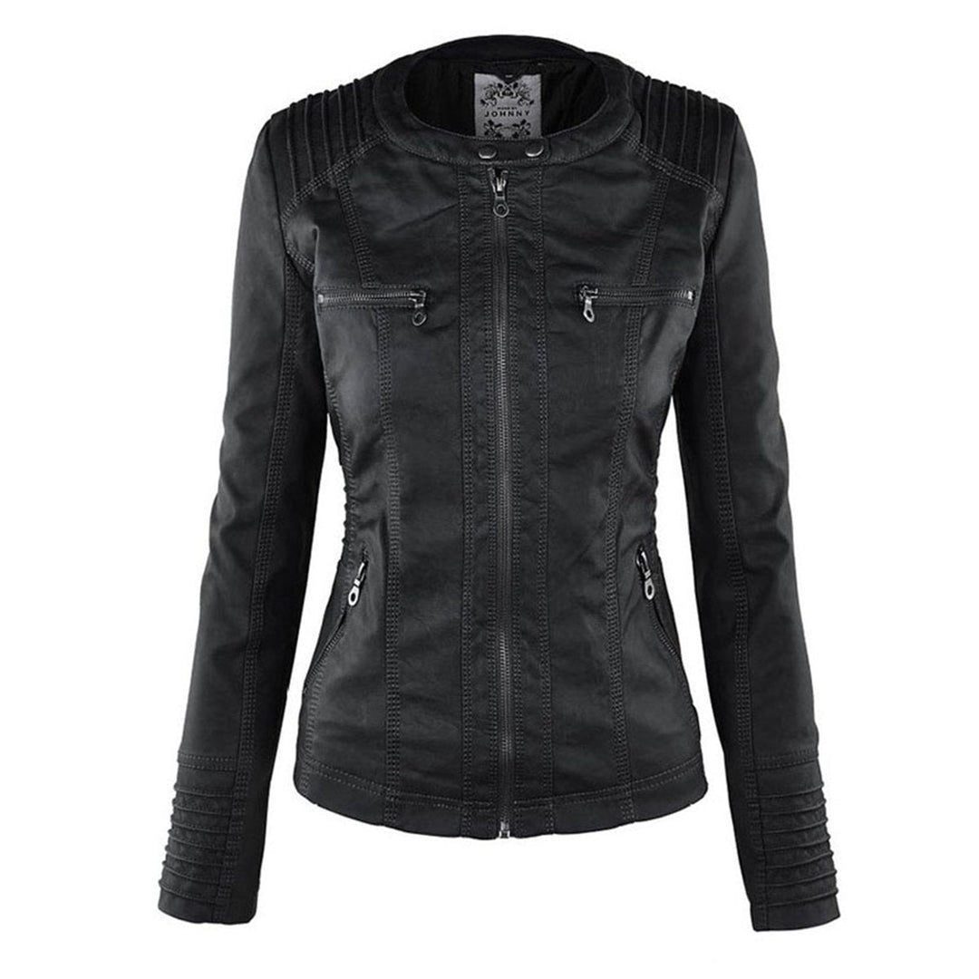 Lucinda | Veste Moto à Capuche avec Capuche Amovible