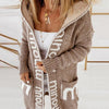 Rosabel | Cardigan Tricot Ouvert à Capuche
