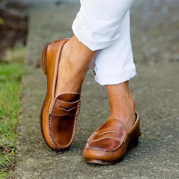 Mocassins Cuir Penny Classiques Lucie
