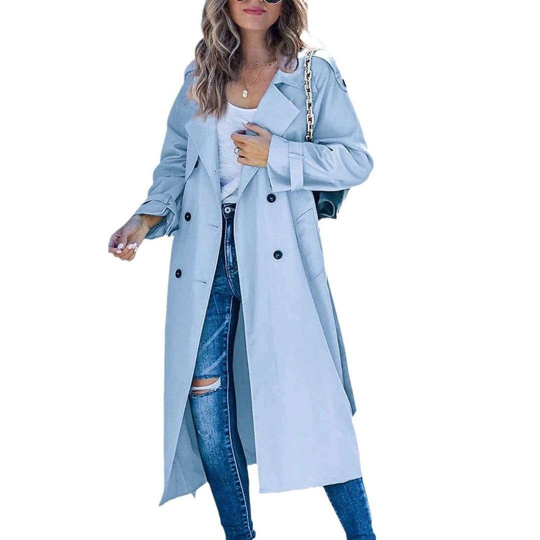 Juliet | Manteau Trench Long Ceinturé à Double Boutonnage