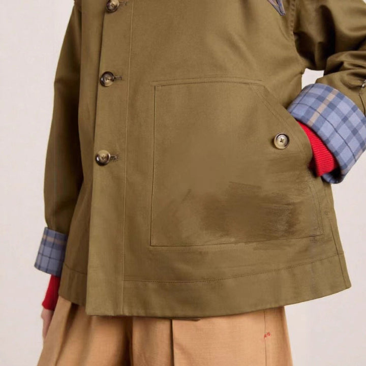 Lorna | Manteau utilitaire oversize à double boutonnage