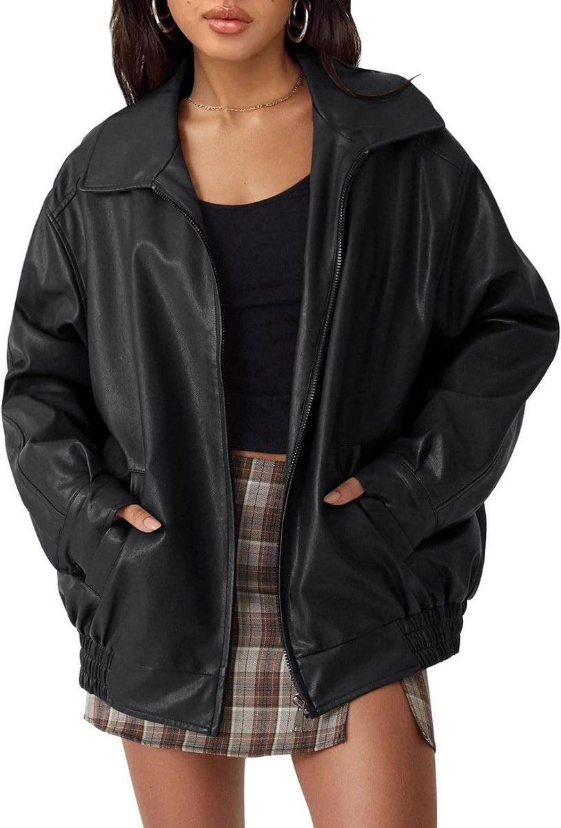 Nicola | Veste Bomber Zippée Décontractée