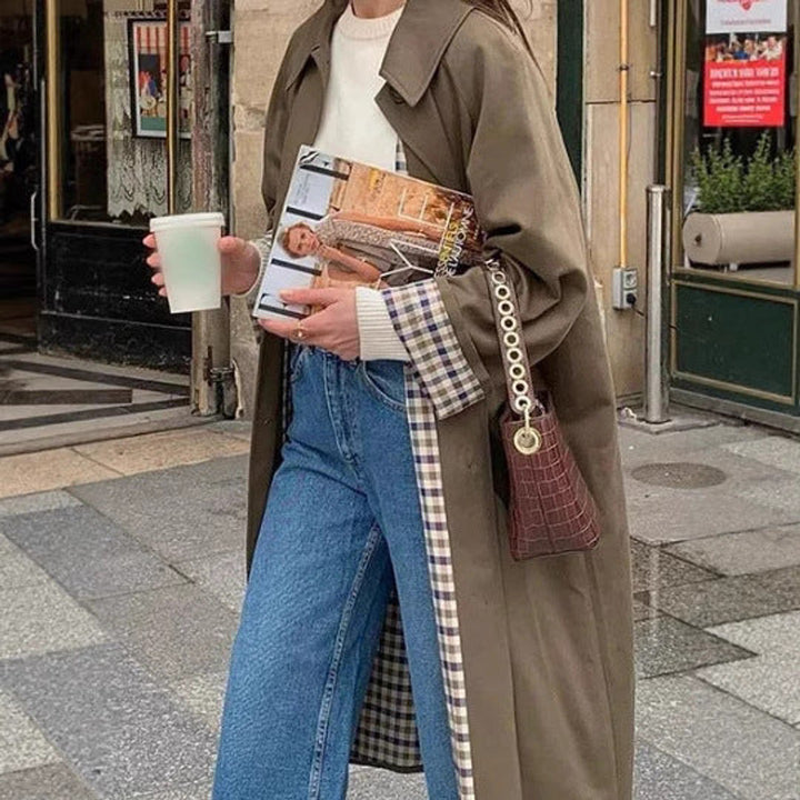 Lucia | Manteau Trench Long Oversize Raffiné