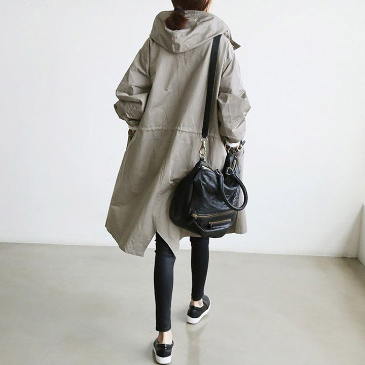 Maisie | Manteau surdimensionné à capuche et boutons