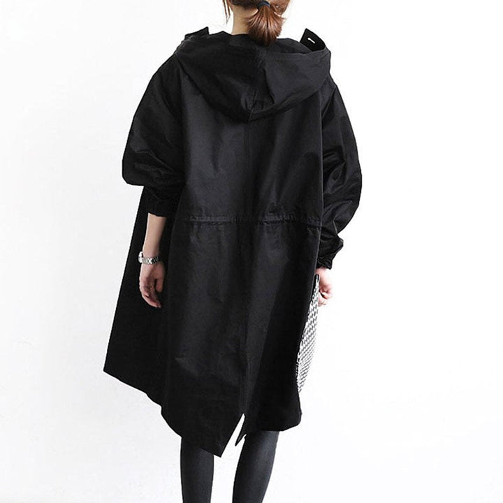 Maisie | Manteau surdimensionné à capuche et boutons