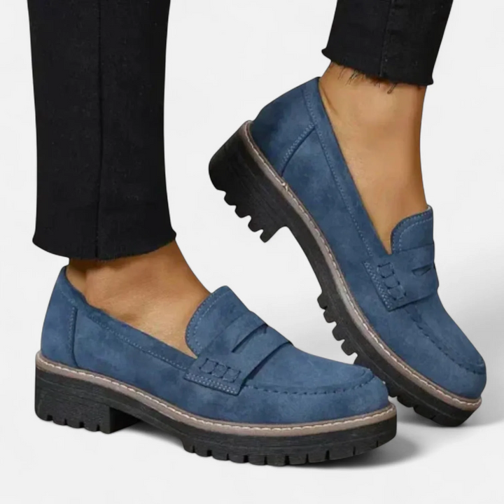 Mocassins Penny Semelle Crantée Aveline