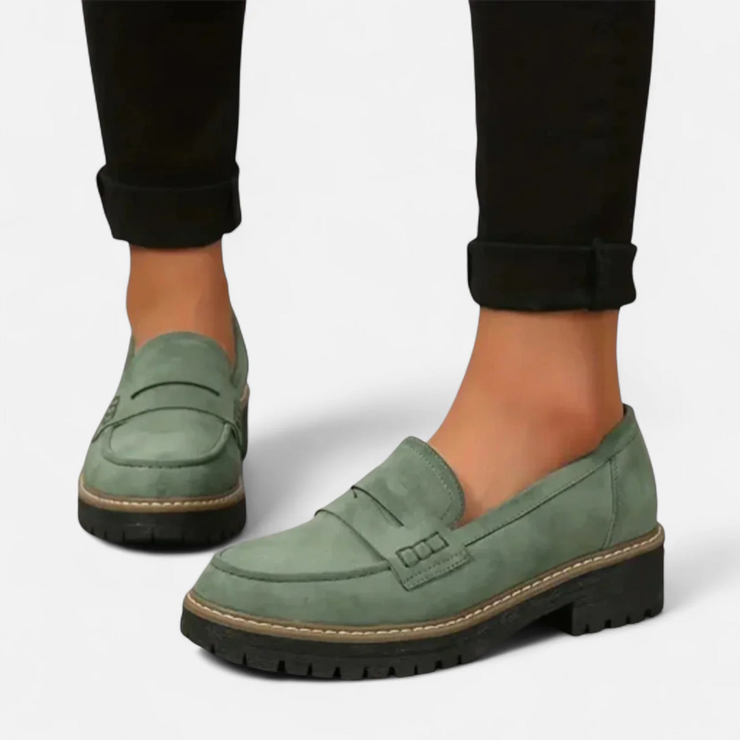 Mocassins Penny Semelle Crantée Aveline