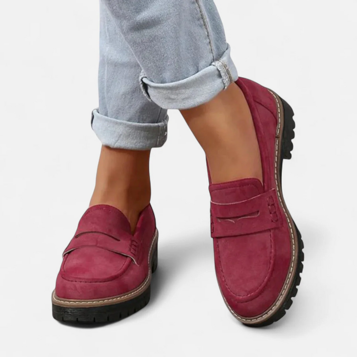 Mocassins Penny Semelle Crantée Aveline