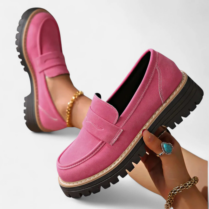 Mocassins Penny Semelle Crantée Aveline